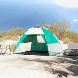  Šator za plažu za 2 osobe vodootporni morskozeleni | shoptok.hr