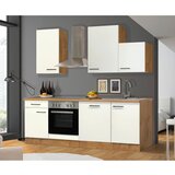 Flex-Well Kuhinjski Blok Z Aparati Avila, Magnolija, Barva Hrasta | Shoptok.si