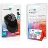 Connect IT CMO-2230-BK - Bežični tihi miš MUTE 1200 DPI 1xAA crna | Eponuda.com
