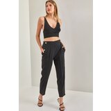 Bianco Lucci Women's Buttoned Pockets Trousers | Shoptok.si