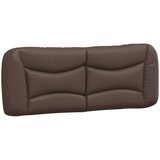Maison Chic posteljno vzglavje - vzglavna omarica - vzglavna stranica rjava 120 cm umetno usnje, (21703933) | Shoptok.si