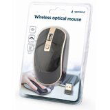 Gembird MUSW-4B-06-BG Bezicni mis 2,4GHz opticki USB 800-1600Dpi black/gold 115mm | ePonuda.com