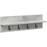  Vješalica za kapute na zidu Betonski sivi 60 x 10,5 x 18 cm | Shoptok.si
