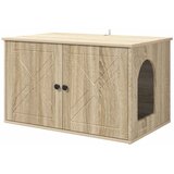 vidaXL Mačja Kuća Sonoma 85 x 55 x 50 5 cm Konstruirano drvo Cijene