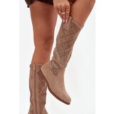 S. BARSKI Women's Openwork Ankle Boots On Flat Heel S.Barski | shoptok.hr