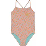 Shiwi Jednodijelni kupaći kostim 'LOIS' tirkiz / tamno narančasta / roza