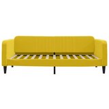  Dnevni krevet na razvlačenje s ladicama žuti 100x200 cm baršun | shoptok.hr