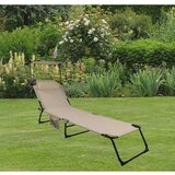 Ambia Garden Vrtni Ležalnik Bindox L, Krem | Shoptok.si