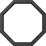  Prsten za vatru Crna 80 x 80 x 25 cm Čelik | shoptok.hr