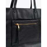 Shelvt Black handbag with gold elements | shoptok.hr