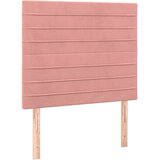 Box spring krevet s madracem ružičasti 120 x 200 cm baršunasti | shoptok.hr