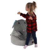 Kondela Vreča za sedenje, siva tkanina, BABY TIP 2 | Shoptok.si