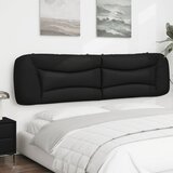  Jastuk za uzglavlje Hvar crni 200 cm od umjetne kože | shoptok.hr