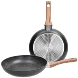  TAVE SET 24/28CM GRANCUCINA GREAT STONE BLACK