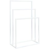  Samostojeći stalak za ručnike bijeli 48 x 24 x 79 cm željezni | shoptok.hr
