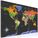  Slika - Maps: Dark Depth 90x60 Cijene