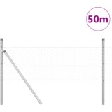 vidaXL Ograja v obliki heksagona 0.8x50 m Pocinkano jeklo | Shoptok.si
