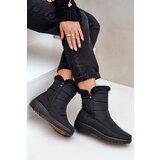 PE1 Women's Snow Boots With Zipper And Fur Black Fiorittia | shoptok.hr