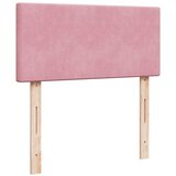  Box spring krevet s madracem ružičasti 100x200 cm baršunasti | shoptok.hr