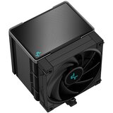 DeepCool CPU Cooler - AK500 ZERO DARK (31,5 dB; max, 88,75 m3/h; 4pin priključak, 5 kom heatpipe, 12cm, PWM) | shoptok.hr