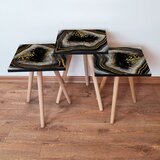 Hanah home Set 3 stočića 3Shp76 Black | Eponuda.com