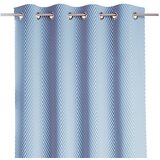  Curtain CLEAR color navy printed theme boho style classic silver silver metal eyelets velvet 140x250 AmeliaHome | shoptok.hr