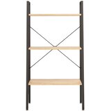  Samostojeće police s 3 razine svjetlosmeđe i crne 56x35x108 cm | shoptok.hr