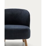 Kave Home Prašno moder fotelj iz šenilje Ulit – | Shoptok.si