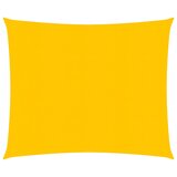 vidaXL Senčno jadro 160 g/m² pravokotno rumeno 2x2,5 m HDPE | Shoptok.si