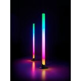 Trio Leuchten Črna namizna svetilka z LED z daljinskim upravljalnikom in RGB - Arnold | Shoptok.si