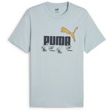 Puma graphics sneaker tee, muška majica, plava 680178 Cene