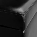 Duga klupa za pohranu drvena crna | shoptok.hr