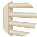 Bial kopalniški cevni radiator alta 450 x 974 (bela) | Shoptok.si