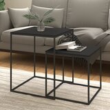 Furnova Klubska mizica 2 kosa inženirski les in kovina, (21913177) | Shoptok.si