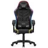 Force 2.7 RGB crna baršunasta igraća stolica | shoptok.hr