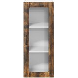  Zidni stakleni ormarić LUCCA Dimljeni hrast 40 x 31 x 100 cm | Eponuda.com