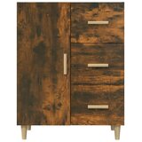 Komoda boja dimljenog hrasta 69,5x34x90 cm konstruirano drvo | Eponuda.ba