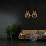  Luster na sajli BARREL 1xE27/24W/230V prečnika 20 cm | Eponuda.com
