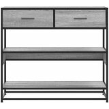  Konzolni stol boja hrasta 90x35x80 cm konstruirano drvo | shoptok.hr