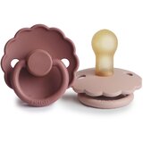 FRIGG® tolažilna duda daisy natural rubber blush & woodchuck | Shoptok.si