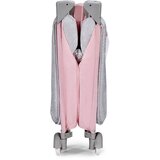 Kinderkraft Putni krevetić LEODY, rozi s dodacima | shoptok.hr