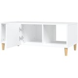  Stolić za kavu bijeli 102 x 50 x 40 cm od konstruiranog drva | shoptok.hr
