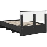  Krevetna konstrukcija Crna 120 x 123 cm Konstruirano drvo | shoptok.hr