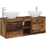  Set namještaja za kupaonicu 3 kom. Staro drvo | shoptok.hr
