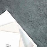  Protuklizni tepih od umjetnog zečjeg krzna OLITE Antracit | shoptok.hr
