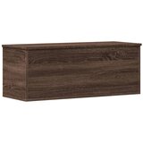 vidaXL škatla za shranjevanje rjav hrast 90x35x35 cm inženirski les, (21327126) Cene