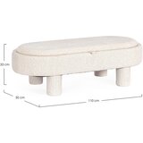 BIZZOTTO Tabure v naravni barvi Talya – | Shoptok.si