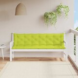  Jastuk za vrtnu klupu jarkozeleni 200x(50+50)x7 cm od tkanine | Eponuda.com