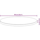  Okrugla stolna ploča Ø 90 x 4 cm od masivnog bagremovog drva | Shoptok.si