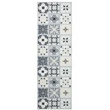  Traka za tepih ORIZ 1150 gsm Siva i crna - Siva i crna 50 x 150 cm | shoptok.hr